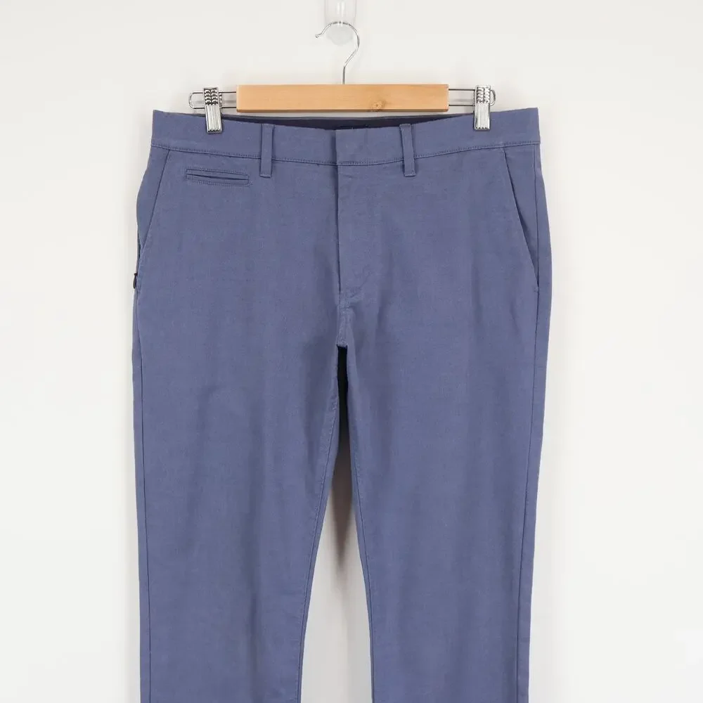 J.Crew 484 Slim Fit Tech Oxford Pant Dusty Blue Size 31x32 NWOT